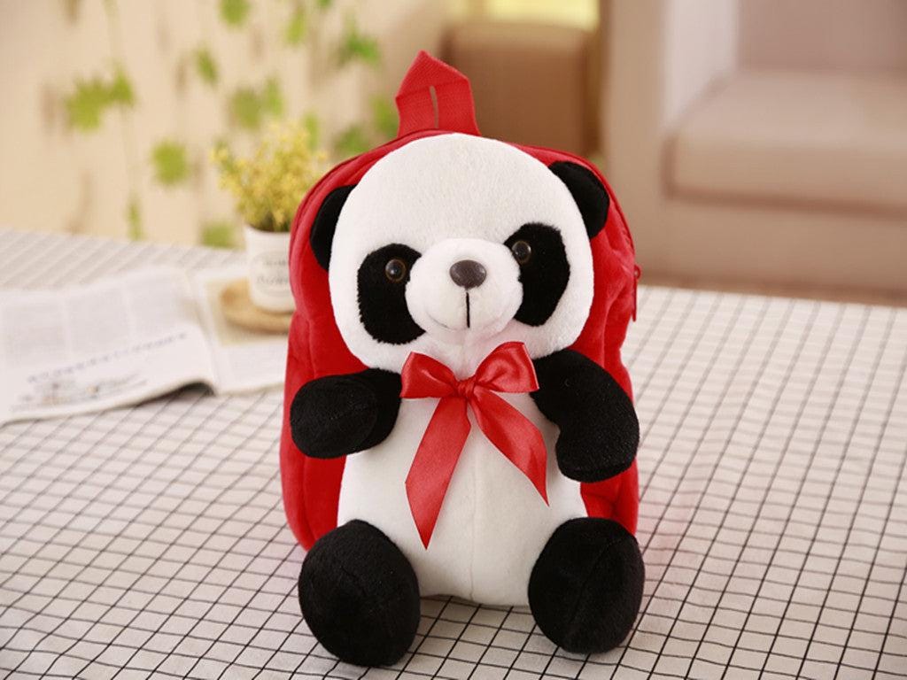 Plush Panda Backpack for Kids | Cute Soft Toy School Bag | Kawaii Animal Backpack Gift for Boys & Girls | Toddler Travel Bag