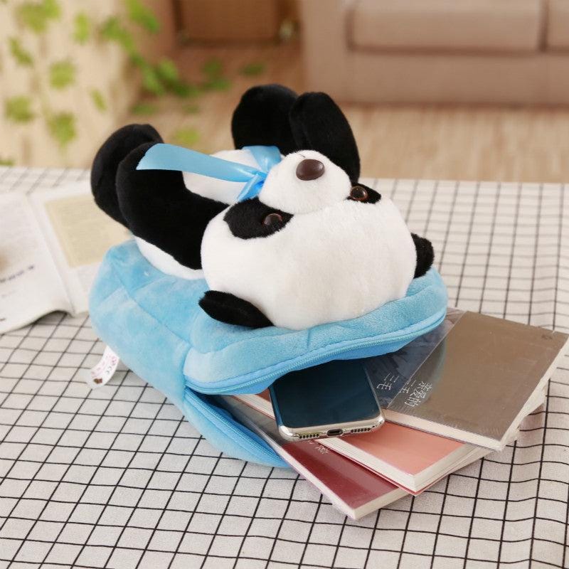 Plush Panda Backpack for Kids | Cute Soft Toy School Bag | Kawaii Animal Backpack Gift for Boys & Girls | Toddler Travel Bag