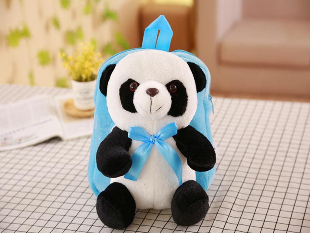 Plush Panda Backpack for Kids | Cute Soft Toy School Bag | Kawaii Animal Backpack Gift for Boys & Girls | Toddler Travel Bag