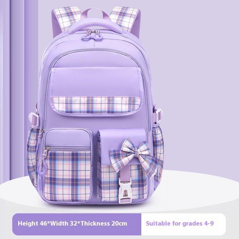 Children's Backpack Lightweight Spine-protective Burden Reduction Large Capacity