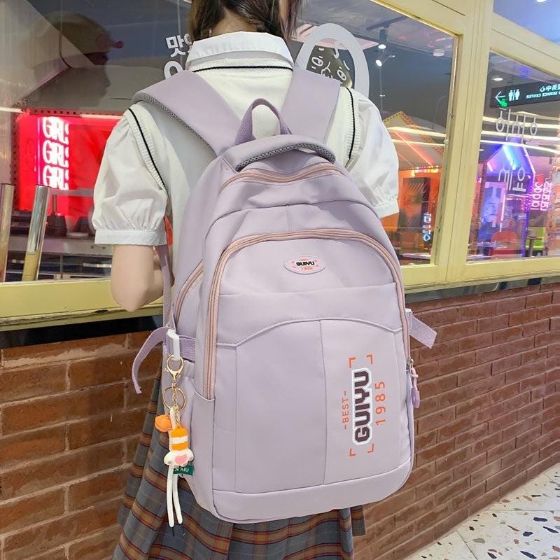 Version High School Student Schoolbag Large Capacity