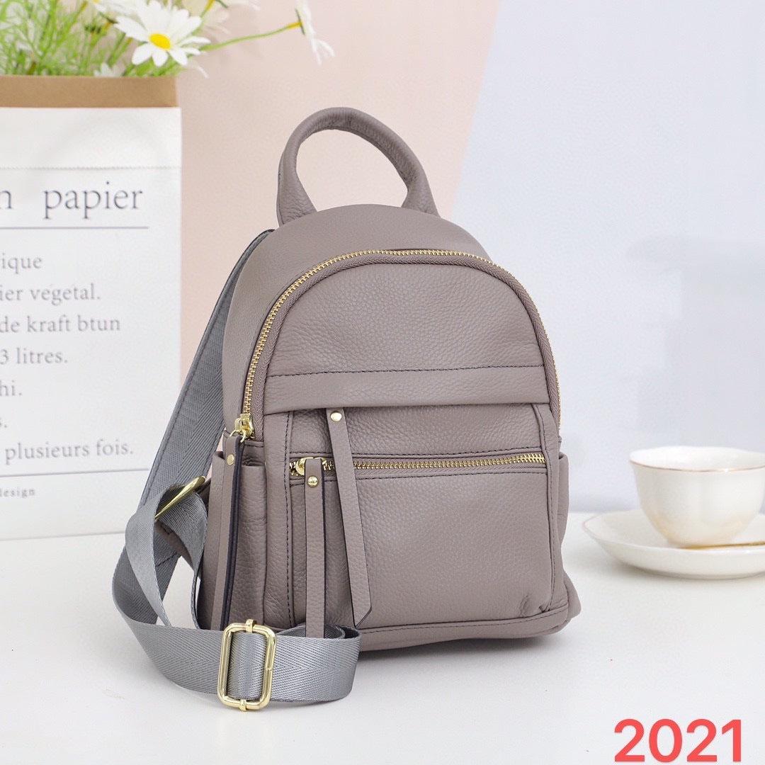 Trendy Women’s Fashion Backpack | Soft Leather All-Match Bag | Stylish Student School Bag | Casual Travel Backpack