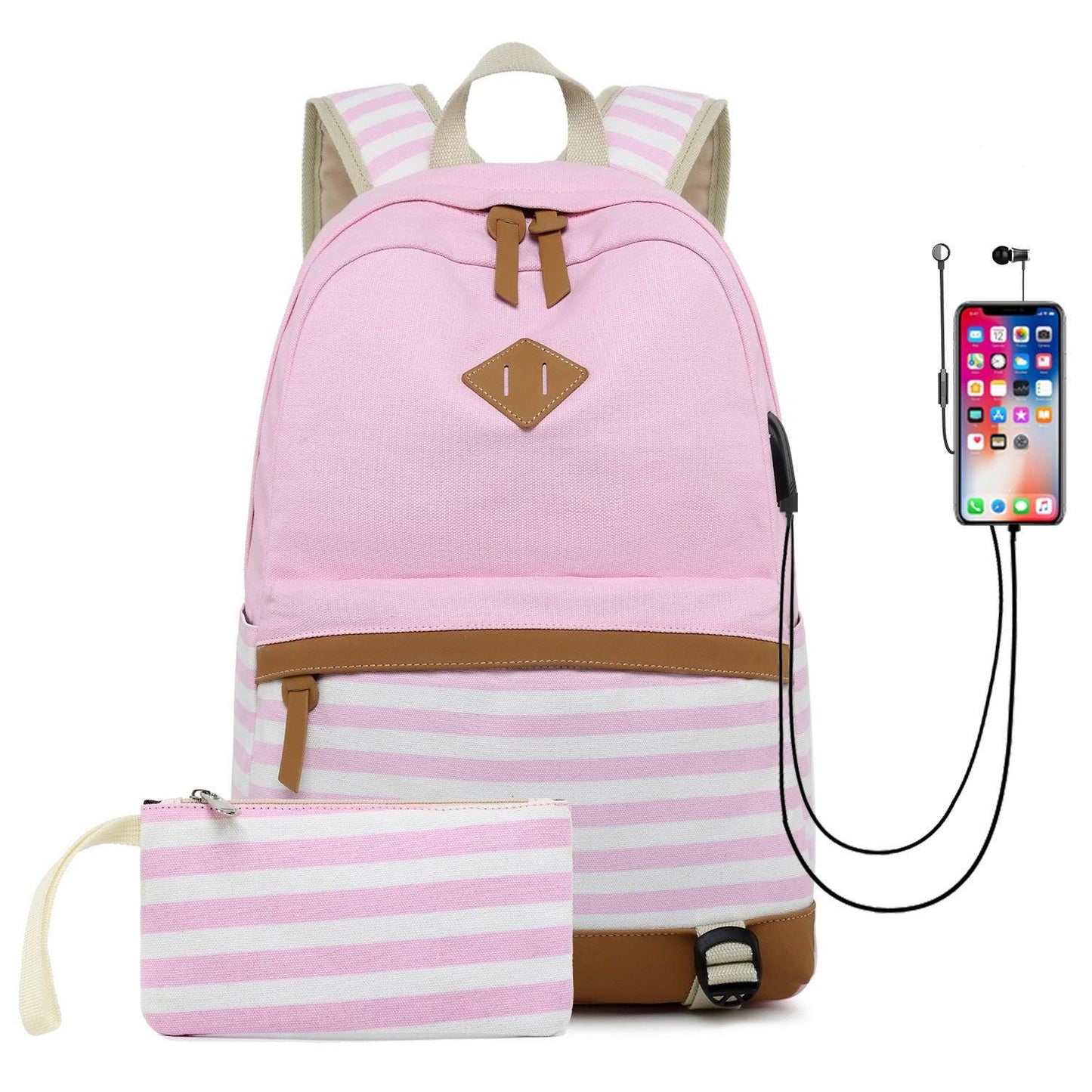 Fashion Korean printed canvas handbags