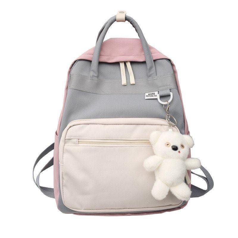 Soft Girl Backpack – Casual College & High School Bag, Perfect Birthday Gift