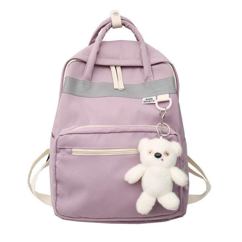 Soft Girl Backpack – Casual College & High School Bag, Perfect Birthday Gift