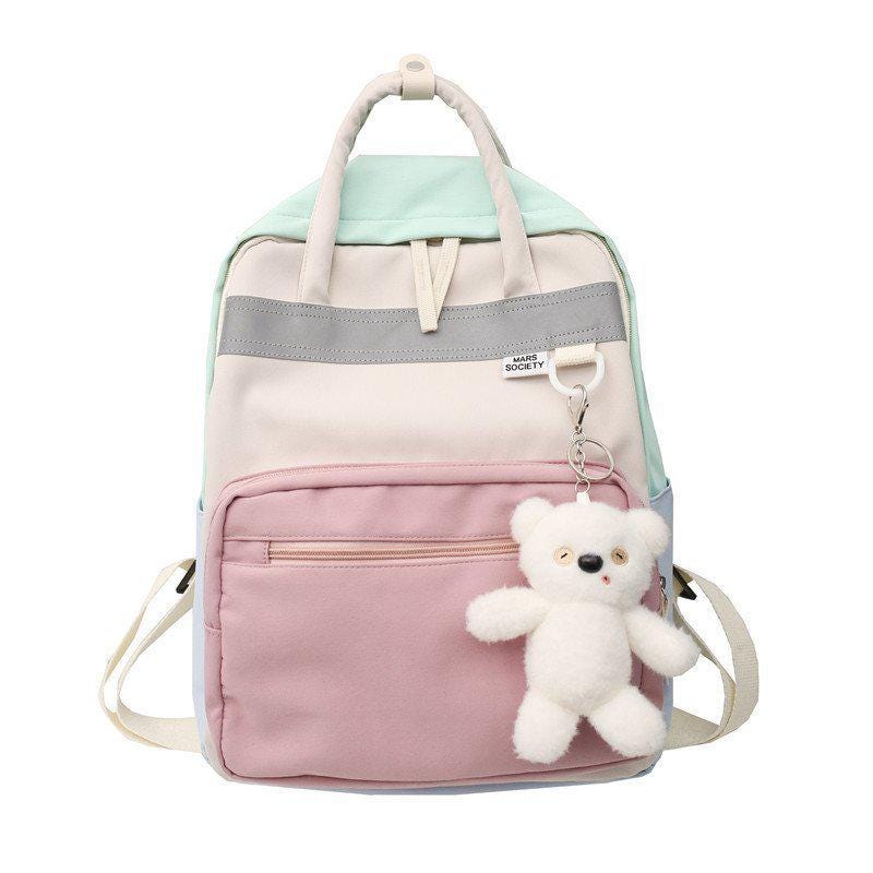 Soft Girl Backpack – Casual College & High School Bag, Perfect Birthday Gift