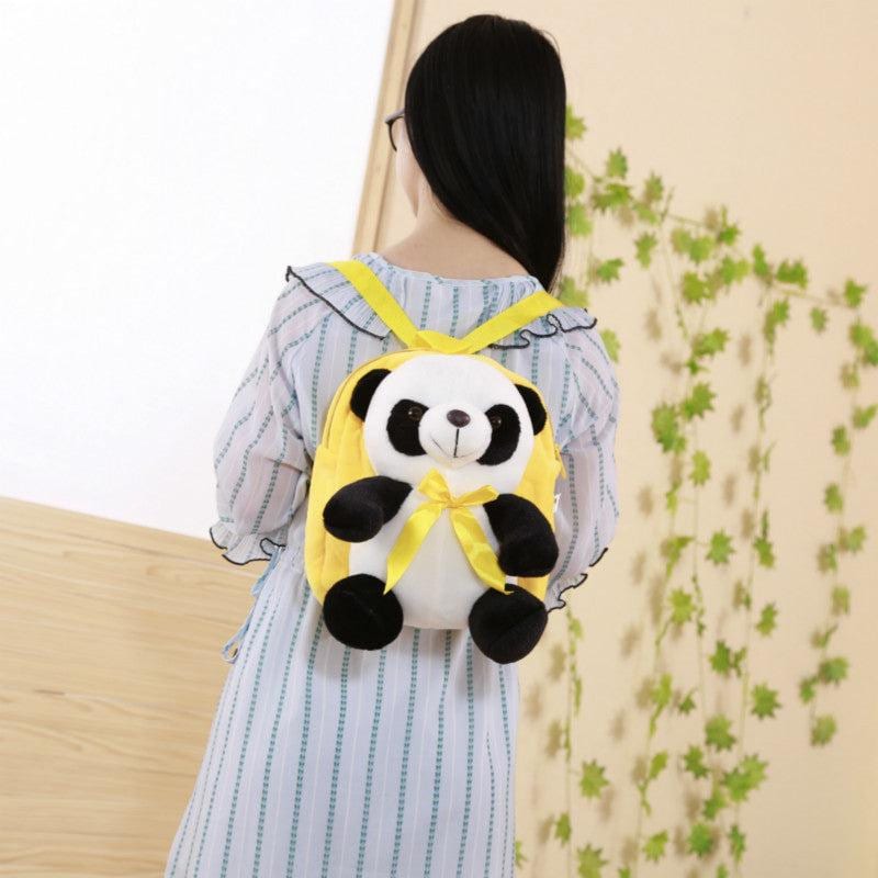 Plush Panda Backpack for Kids | Cute Soft Toy School Bag | Kawaii Animal Backpack Gift for Boys & Girls | Toddler Travel Bag