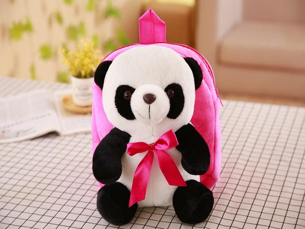 Plush Panda Backpack for Kids | Cute Soft Toy School Bag | Kawaii Animal Backpack Gift for Boys & Girls | Toddler Travel Bag