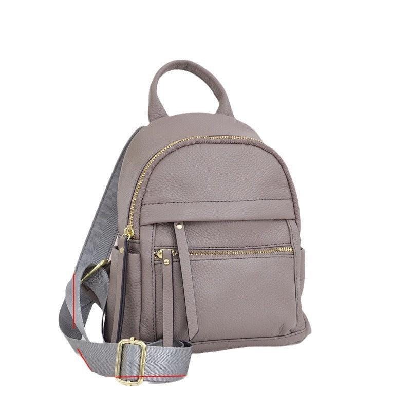 Trendy Women’s Fashion Backpack | Soft Leather All-Match Bag | Stylish Student School Bag | Casual Travel Backpack