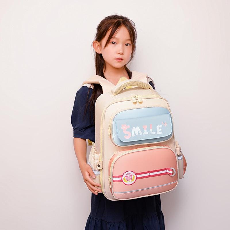 Children's Cartoon Letters British Style Schoolbag