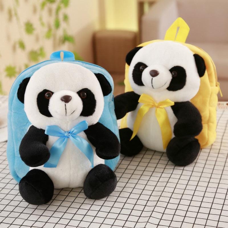 Plush Panda Backpack for Kids | Cute Soft Toy School Bag | Kawaii Animal Backpack Gift for Boys & Girls | Toddler Travel Bag