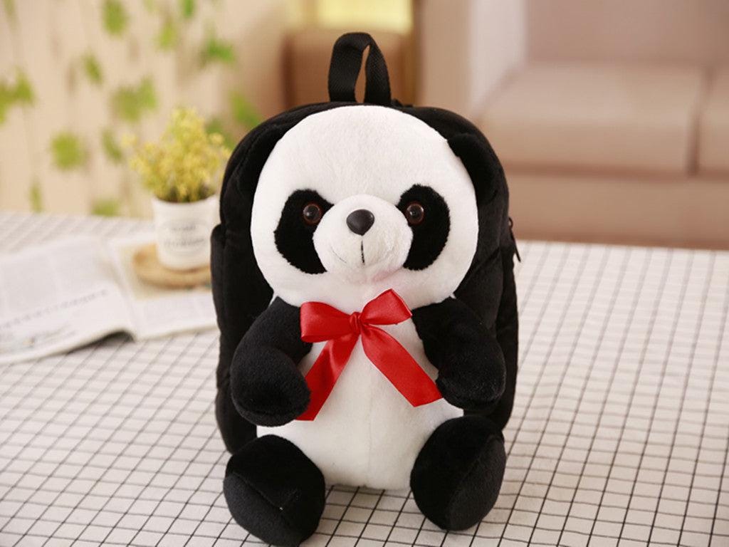 Plush Panda Backpack for Kids | Cute Soft Toy School Bag | Kawaii Animal Backpack Gift for Boys & Girls | Toddler Travel Bag