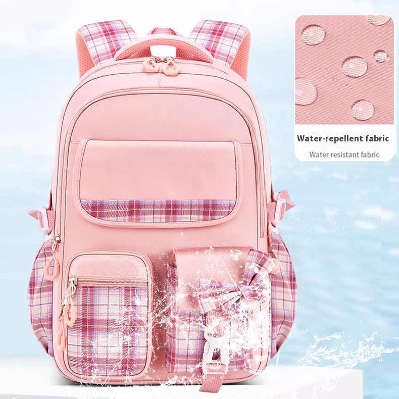 Children's Backpack Lightweight Spine-protective Burden Reduction Large Capacity