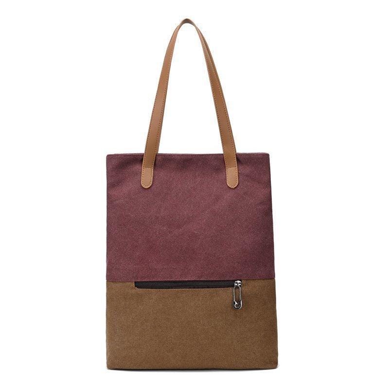 Canvas Handbags Leisure Travel Dual-use Backpack Ladies